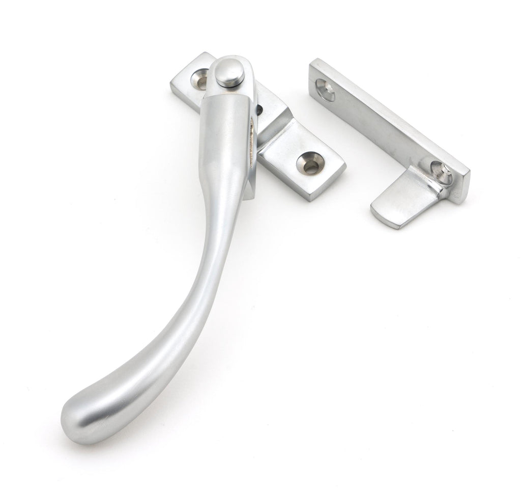 From The Anvil's Satin Chrome Night-Vent Locking Peardrop Fastener