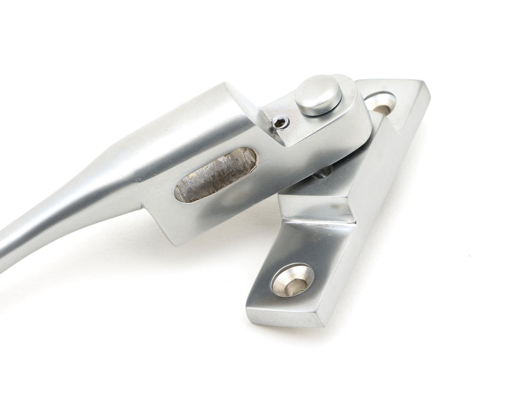 From The Anvil's Satin Chrome Night-Vent Locking Peardrop Fastener