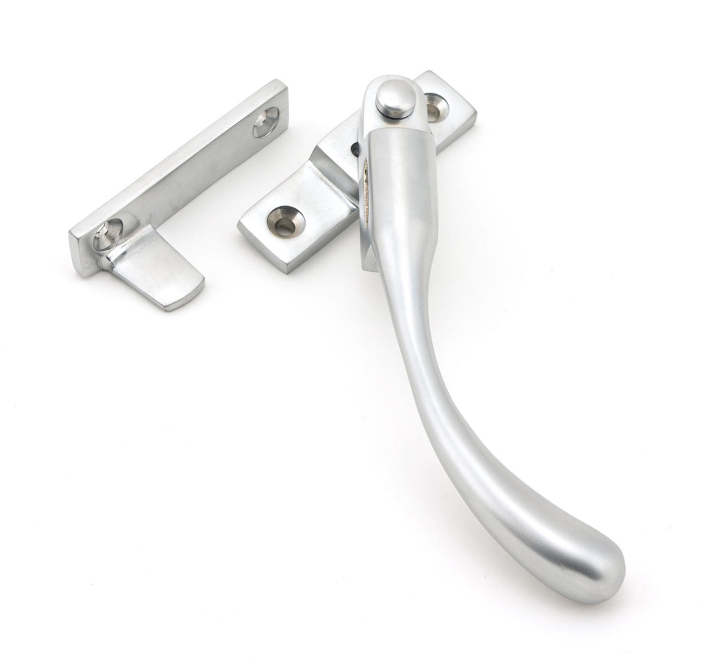 From The Anvil's Satin Chrome Night-Vent Locking Peardrop Fastener