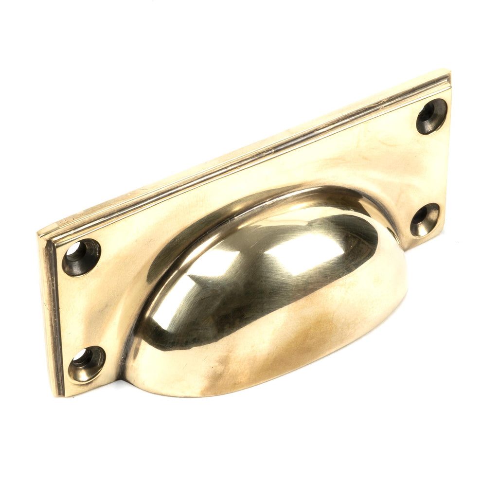 From The Anvil's Aged Brass Art Deco Drawer Pull