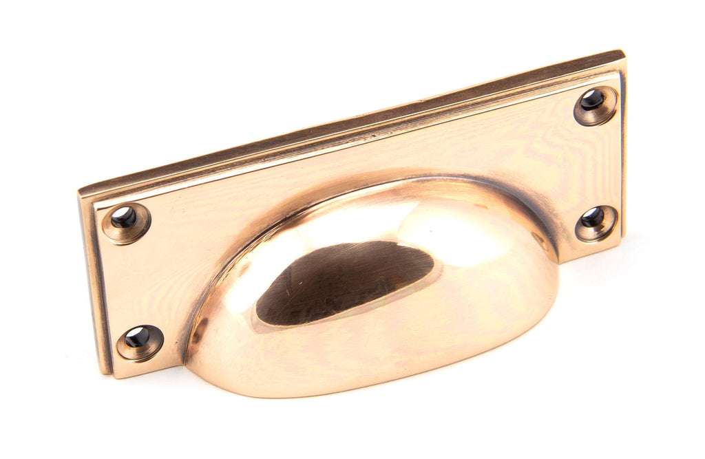 From The Anvil's Polished Bronze Art Deco Drawer Pull