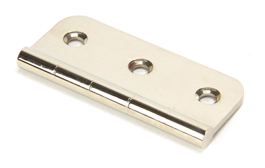 From The Anvil's Polished Nickel Dummy Butt Hinge (single)