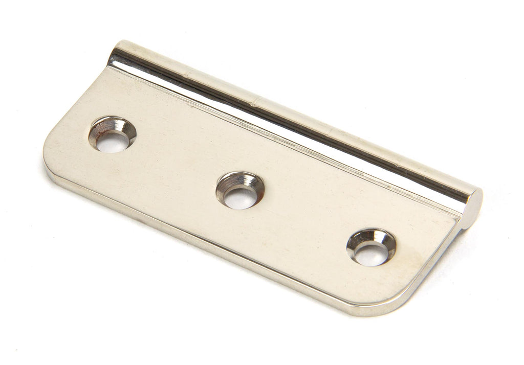 From The Anvil's Polished Nickel Dummy Butt Hinge (single)