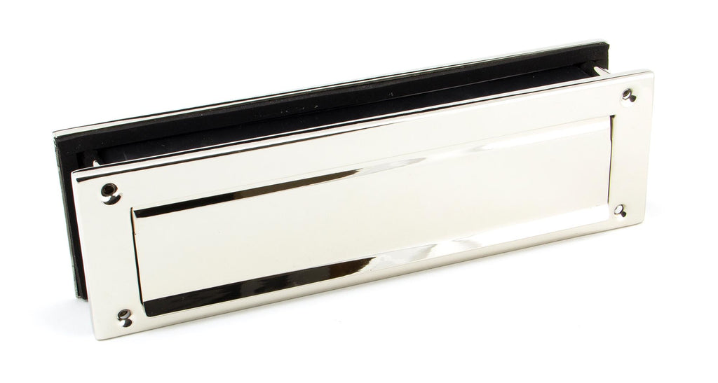 From The Anvil's Polished Nickel Traditional Letterbox