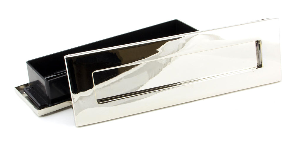 From The Anvil's Polished Nickel Traditional Letterbox