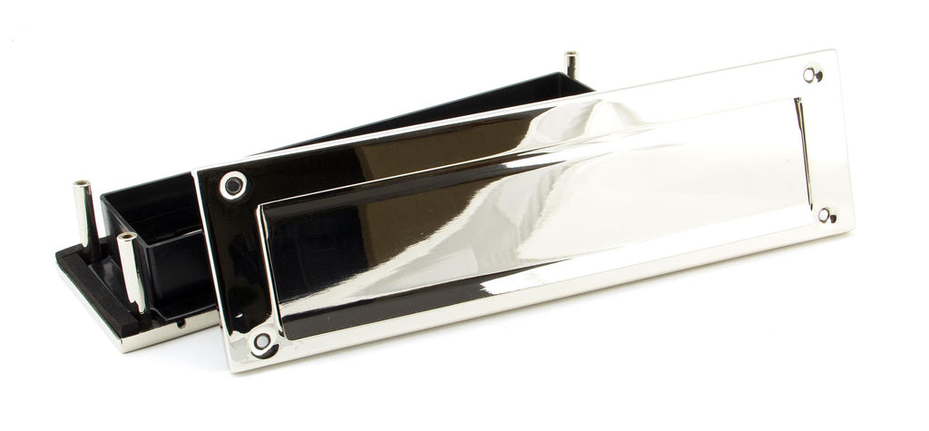 From The Anvil's Polished Nickel Traditional Letterbox