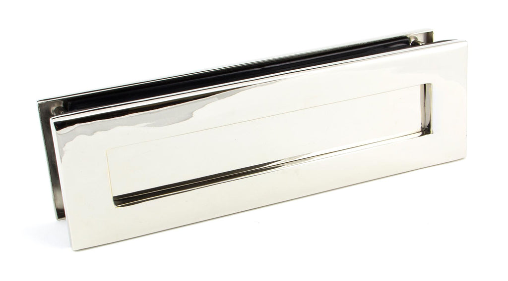 From The Anvil's Polished Nickel Traditional Letterbox