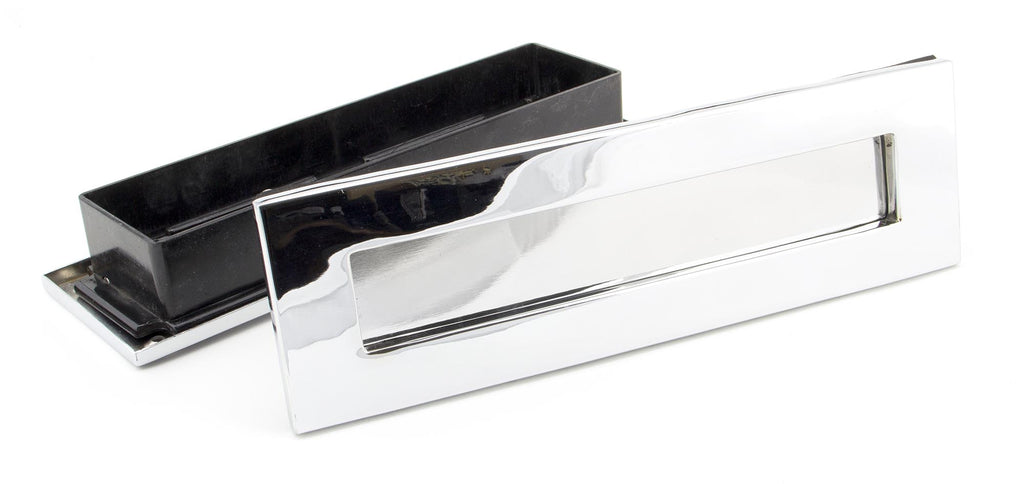 From The Anvil's Polished Chrome Traditional Letterbox