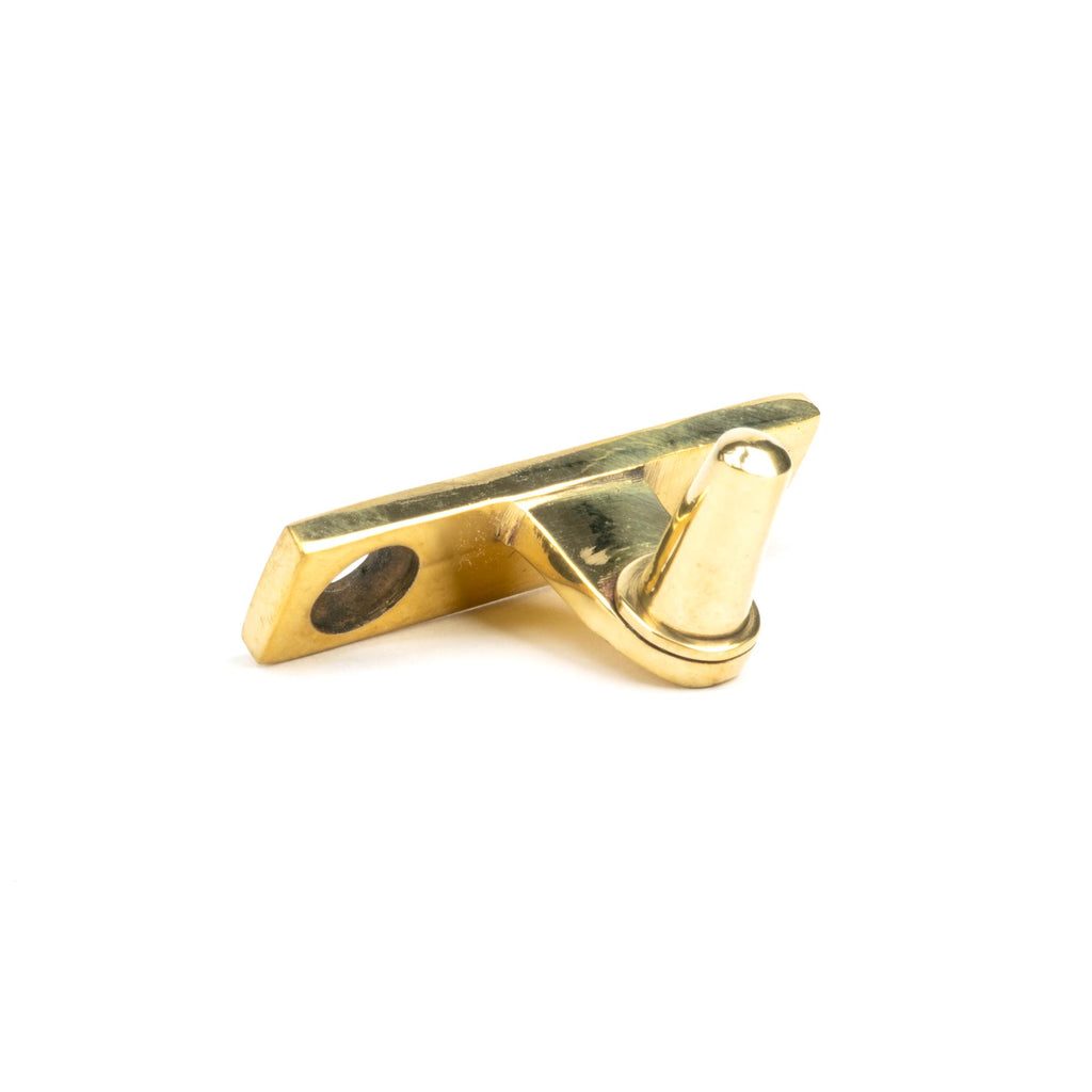 From The Anvil's Aged Brass Cranked Casement Stay Pin