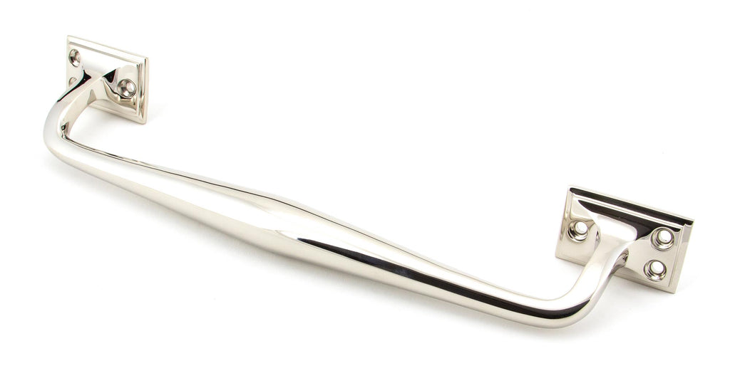 From The Anvil's Polished Nickel Art Deco Pull Handle