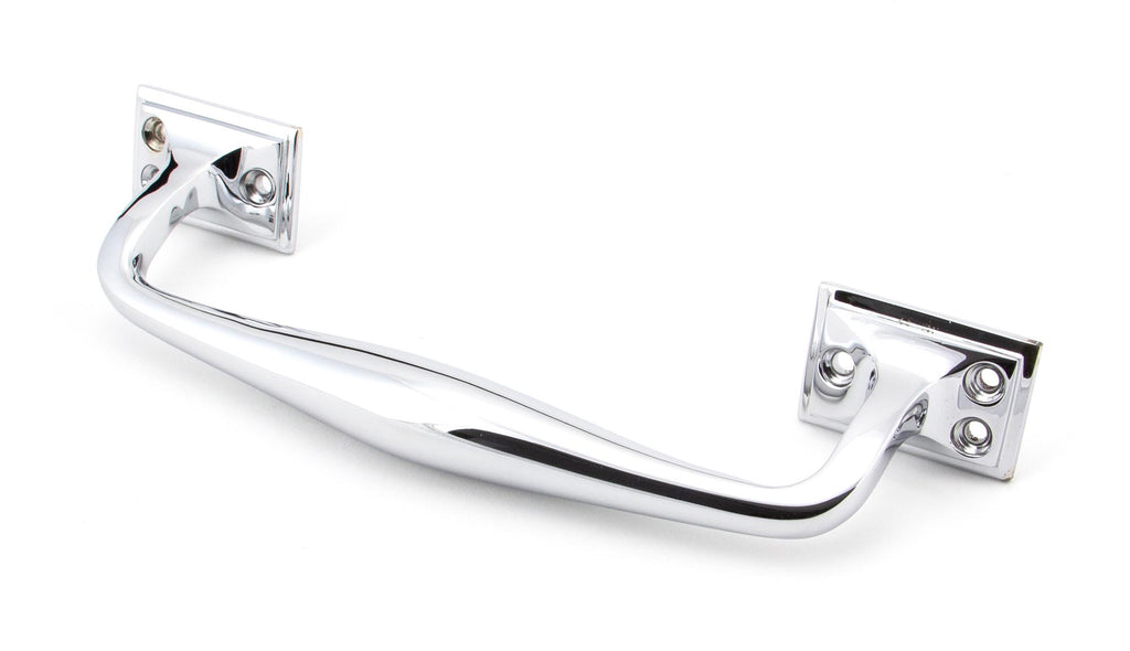 From The Anvil's Polished Chrome Art Deco Pull Handle