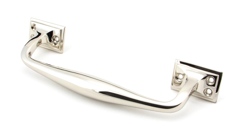 From The Anvil's Polished Nickel Art Deco Pull Handle