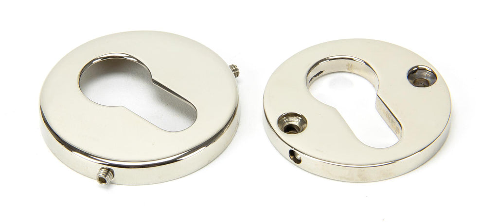 From The Anvil's Polished Nickel 52mm Regency Concealed Escutcheon