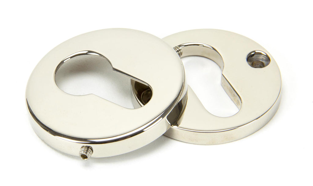 From The Anvil's Polished Nickel 52mm Regency Concealed Escutcheon