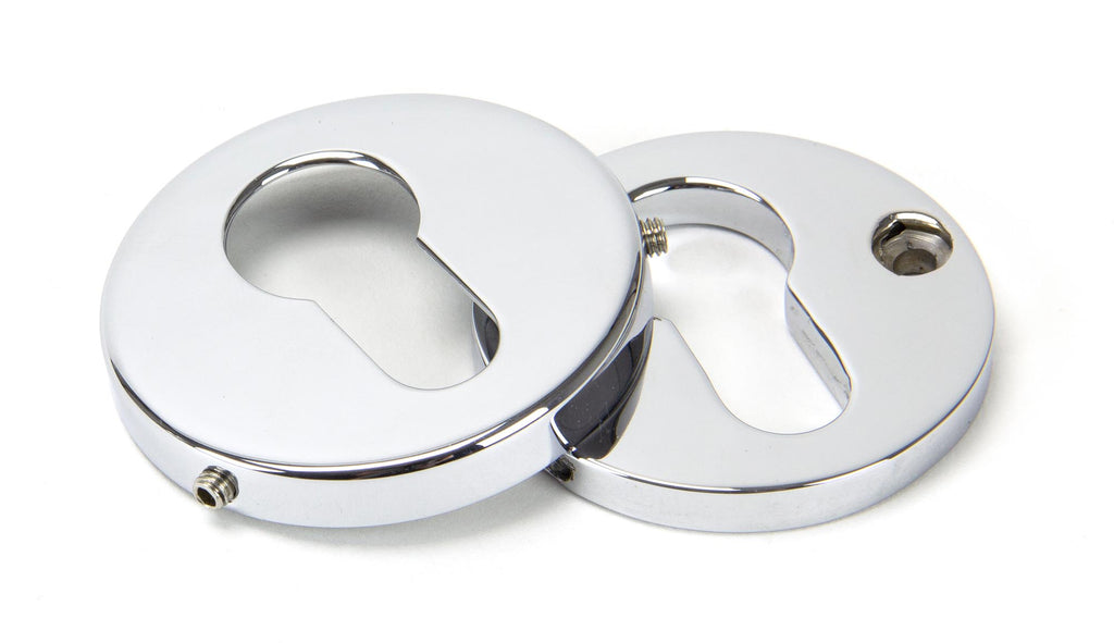 From The Anvil's Polished Chrome 52mm Regency Concealed Escutcheon