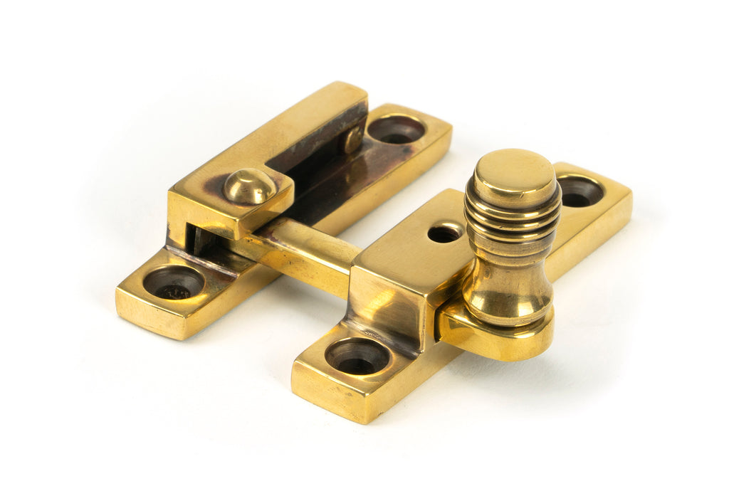 From The Anvil's Aged Brass Prestbury Quadrant Fastener - Narrow