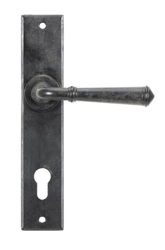 From The Anvil's External Beeswax Regency Lever Espag. Lock Set