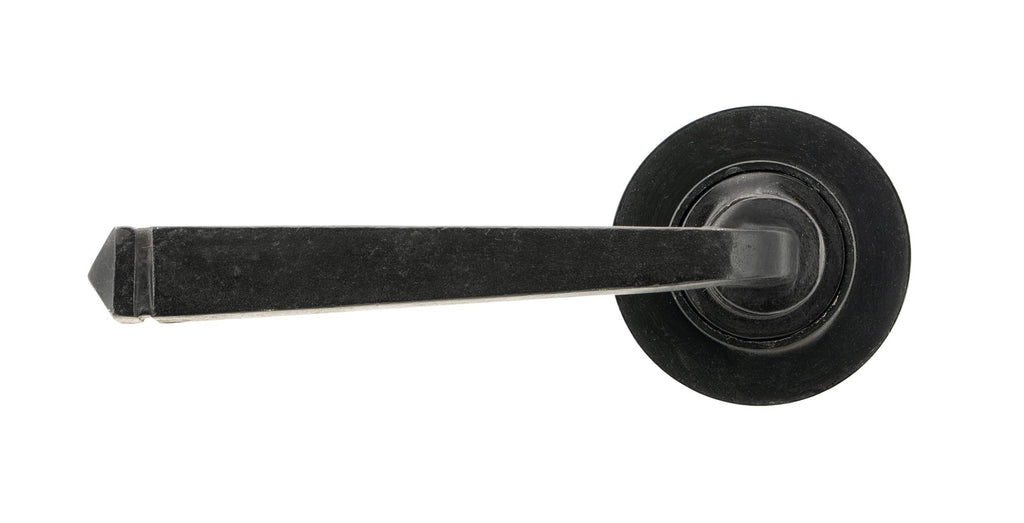 From The Anvil's External Beeswax Avon Round Lever on Rose Set (Sprung)