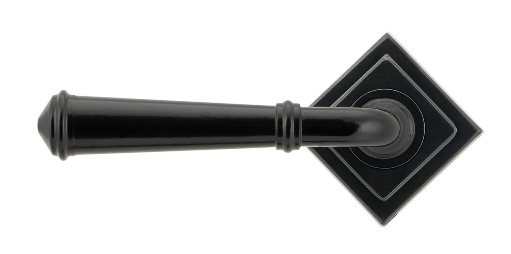 From The Anvil's Black Regency Lever on Rose Set (Sprung)