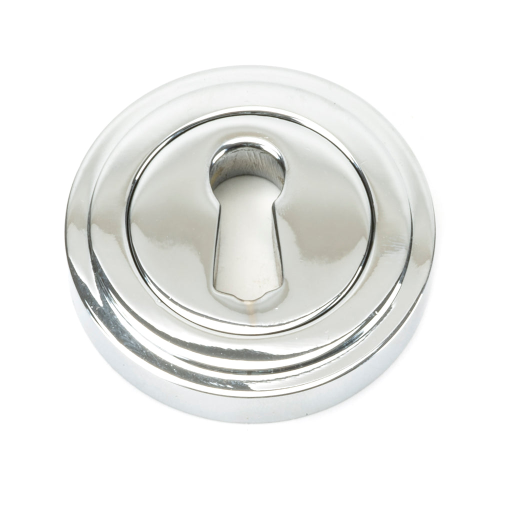 From The Anvil's Polished Chrome Round Escutcheon