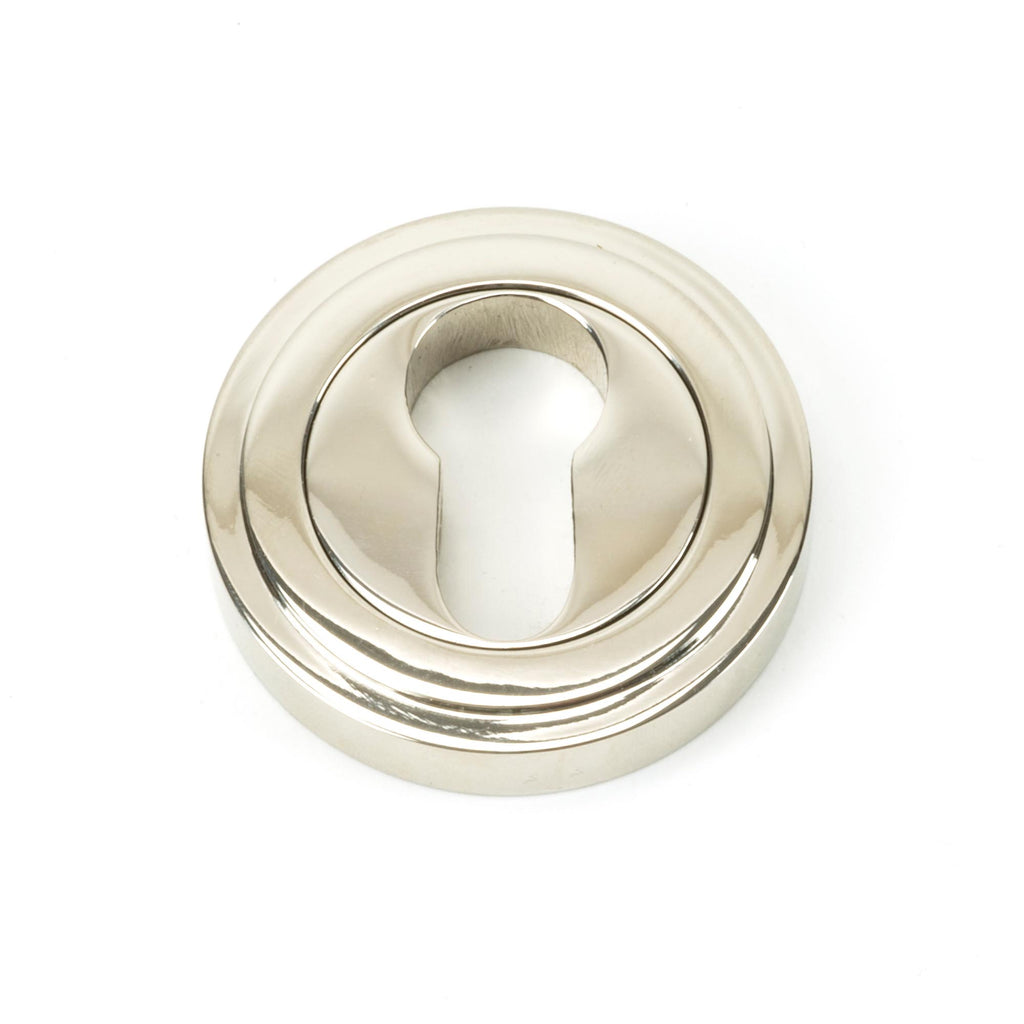 From The Anvil's Polished Nickel Round Euro Escutcheon