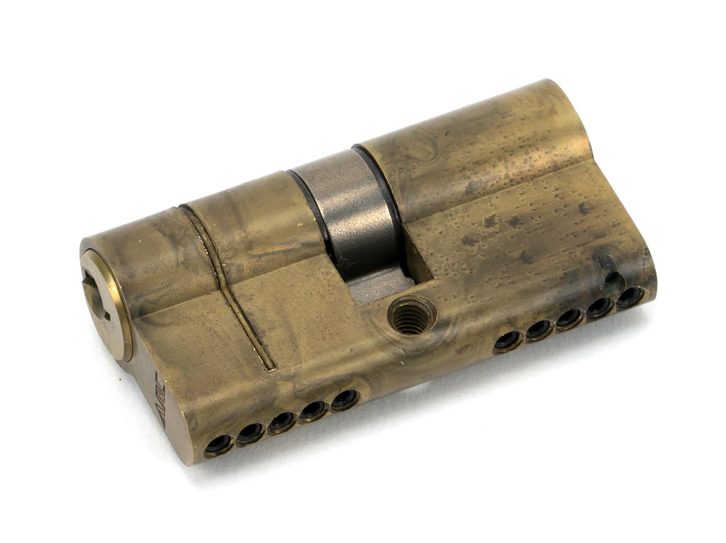 From The Anvil's Aged Brass 5 Pin Euro Cylinder