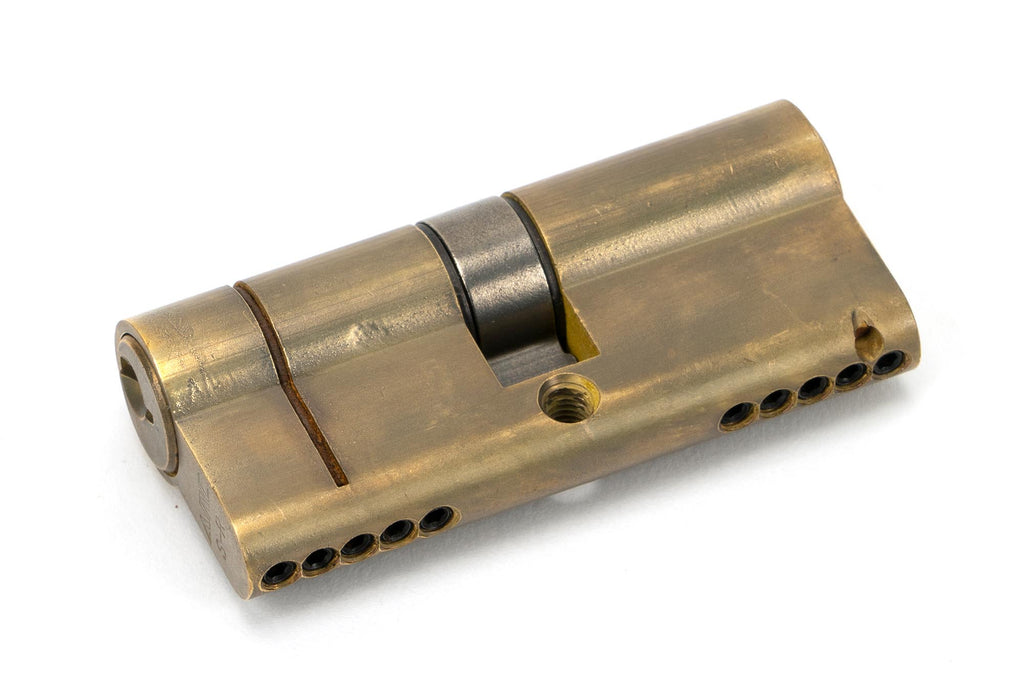 From The Anvil's Aged Brass 5 Pin Euro Cylinder