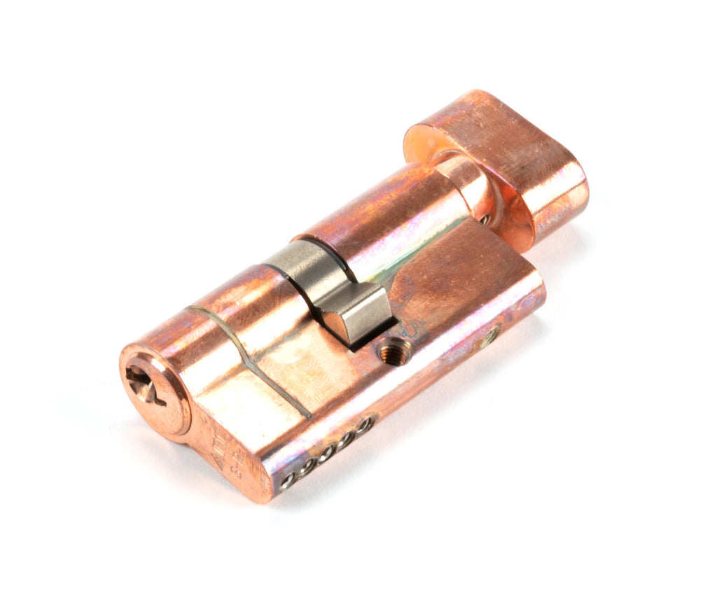 From The Anvil's Polished Bronze 5 Pin Euro Cylinder/Thumbturn