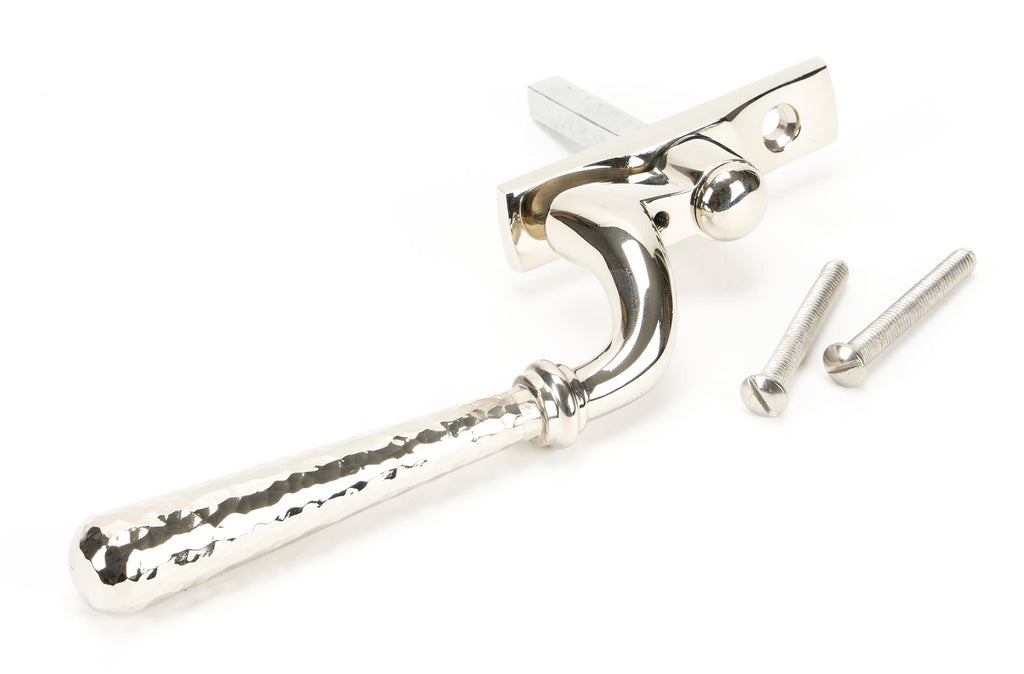 From The Anvil's Polished Nickel Hammered Newbury Espag