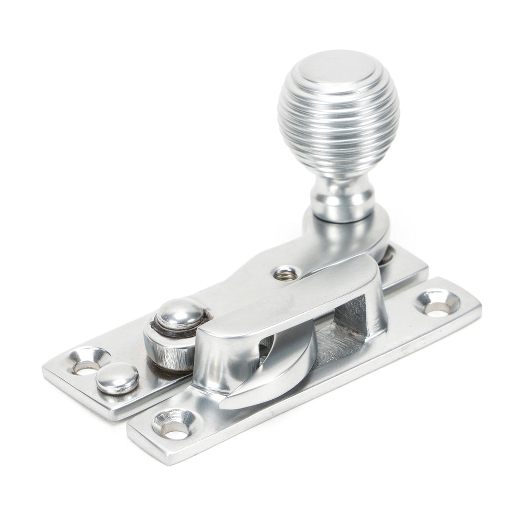 From The Anvil's Satin Chrome Beehive Sash Hook Fastener