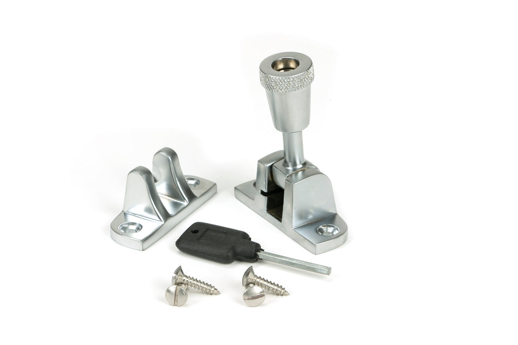 From The Anvil's Satin Chrome Brompton Brighton Fastener