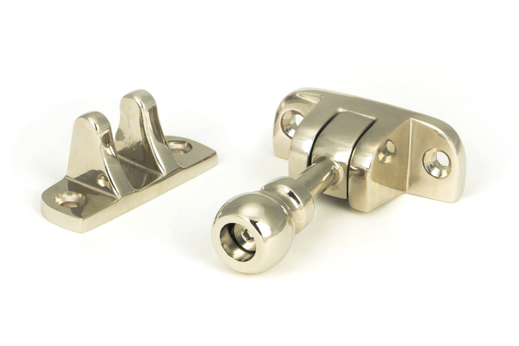 From The Anvil's Polished Nickel Mushroom Brighton Fastener