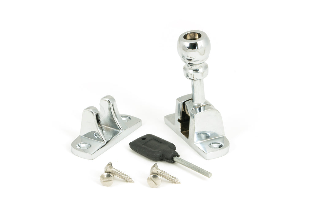 From The Anvil's Polished Chrome Mushroom Brighton Fastener