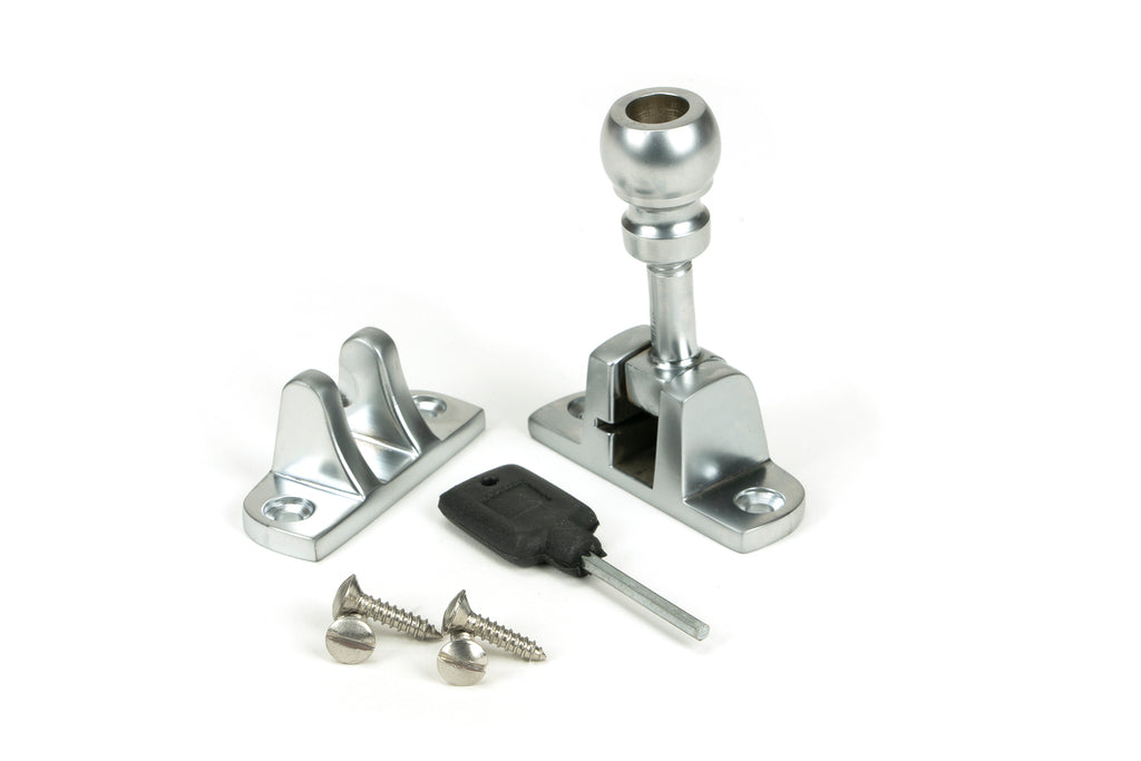 From The Anvil's Satin Chrome Mushroom Brighton Fastener