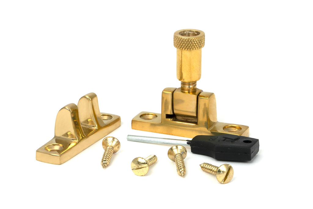 From The Anvil's Polished Brass Brompton Brighton Fastener