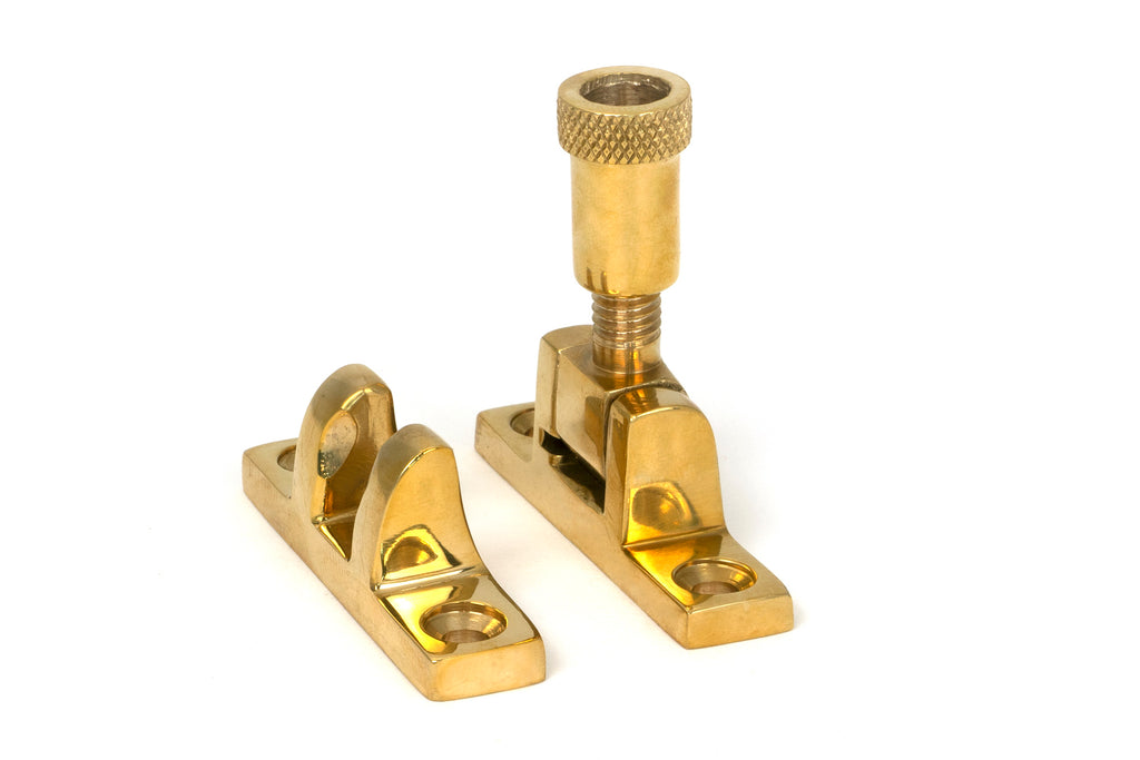 From The Anvil's Polished Brass Brompton Brighton Fastener