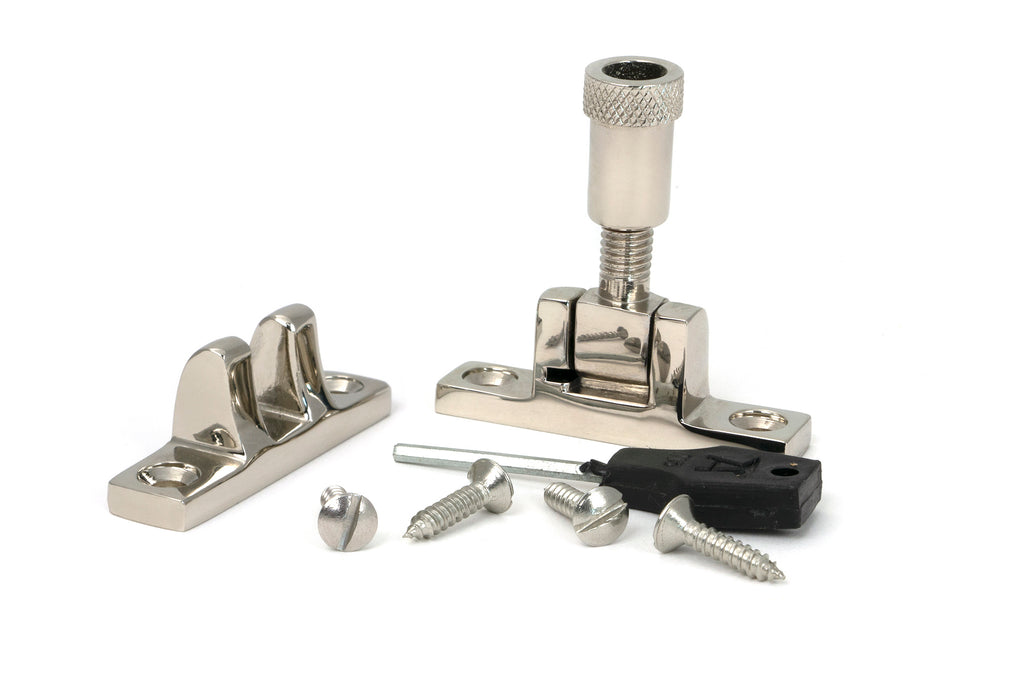 From The Anvil's Polished Nickel Brompton Brighton Fastener