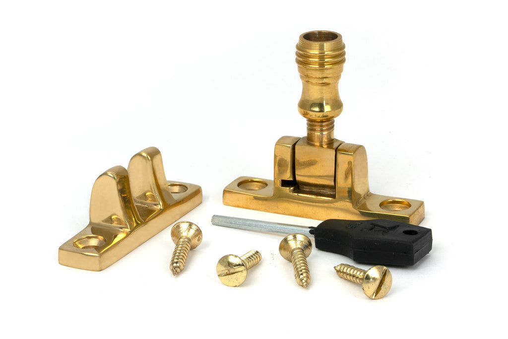 From The Anvil's Polished Brass Prestbury Brighton Fastener