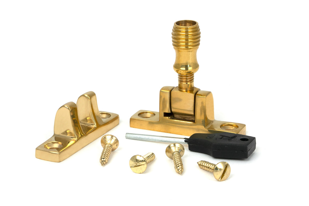 From The Anvil's Polished Brass Beehive Brighton Fastener