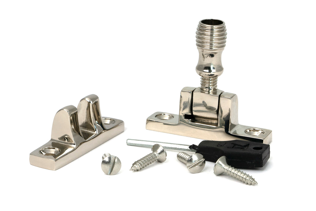 From The Anvil's Polished Nickel Beehive Brighton Fastener