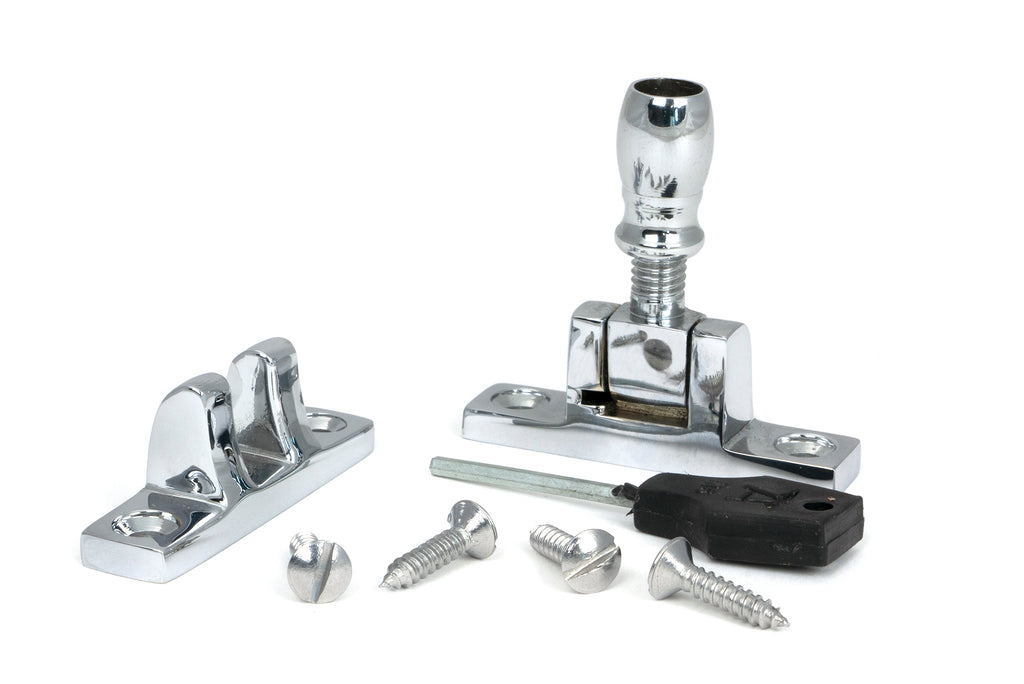 From The Anvil's Polished Chrome Mushroom Brighton Fastener