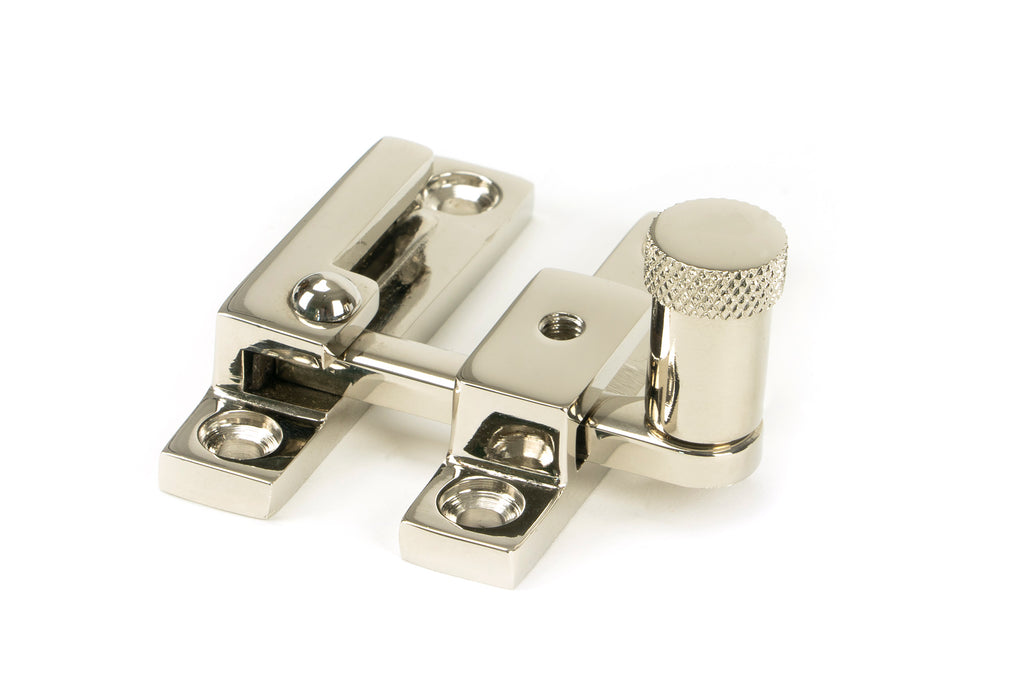 From The Anvil's Polished Nickel Brompton Quadrant Fastener - Narrow