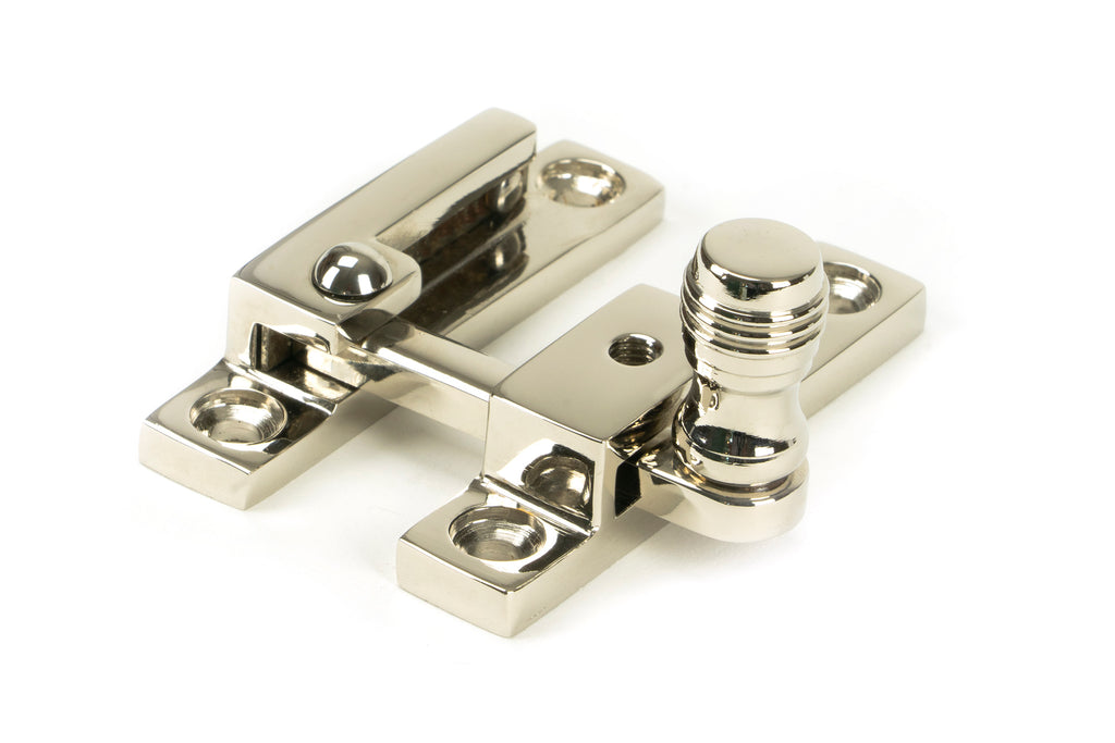 From The Anvil's Polished Nickel Prestbury Quadrant Fastener - Narrow