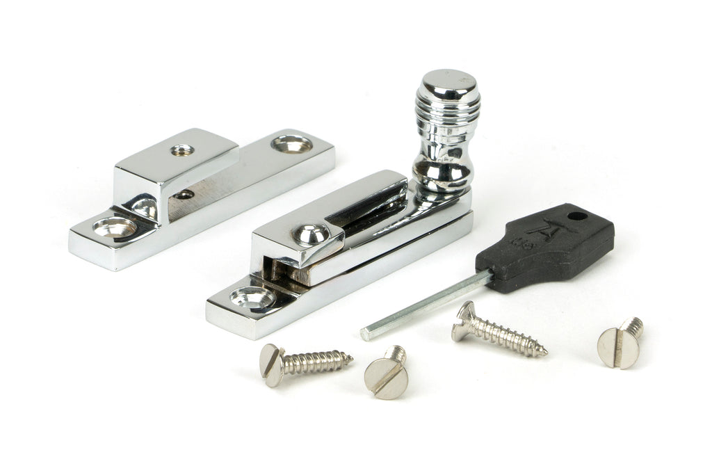 From The Anvil's Polished Chrome Prestbury Quadrant Fastener - Narrow