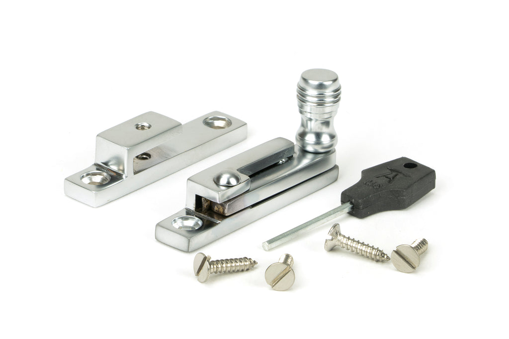 From The Anvil's Satin Chrome Prestbury Quadrant Fastener - Narrow