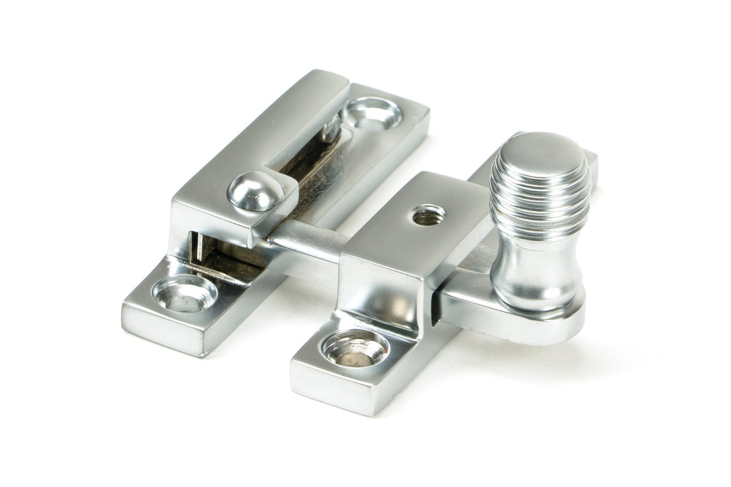 From The Anvil's Satin Chrome Beehive Quadrant Fastener - Narrow