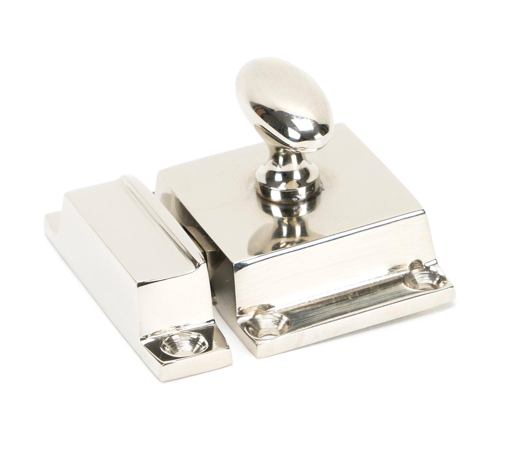 From The Anvil's Polished Nickel Cabinet Latch