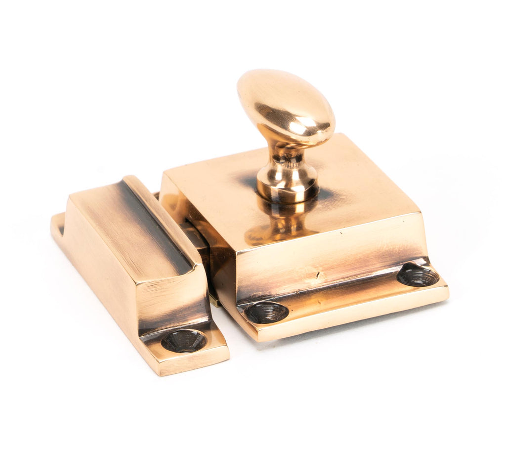 From The Anvil's Polished Bronze Cabinet Latch