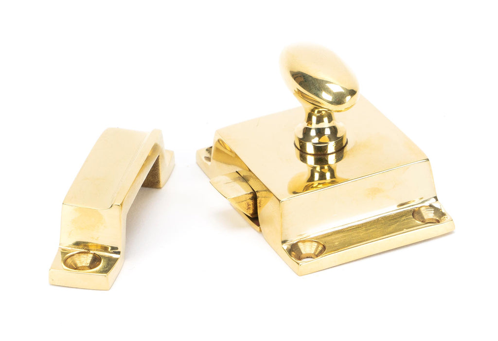 From The Anvil's Polished Brass Cabinet Latch