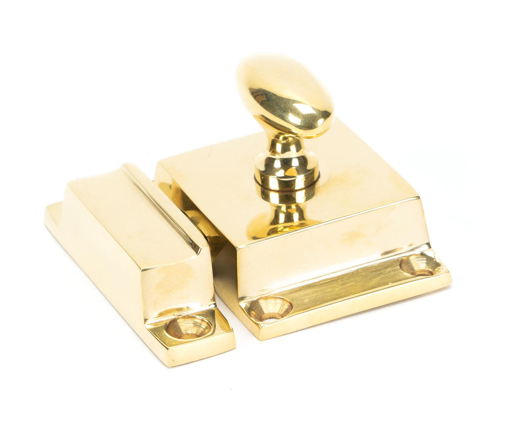 From The Anvil's Polished Brass Cabinet Latch